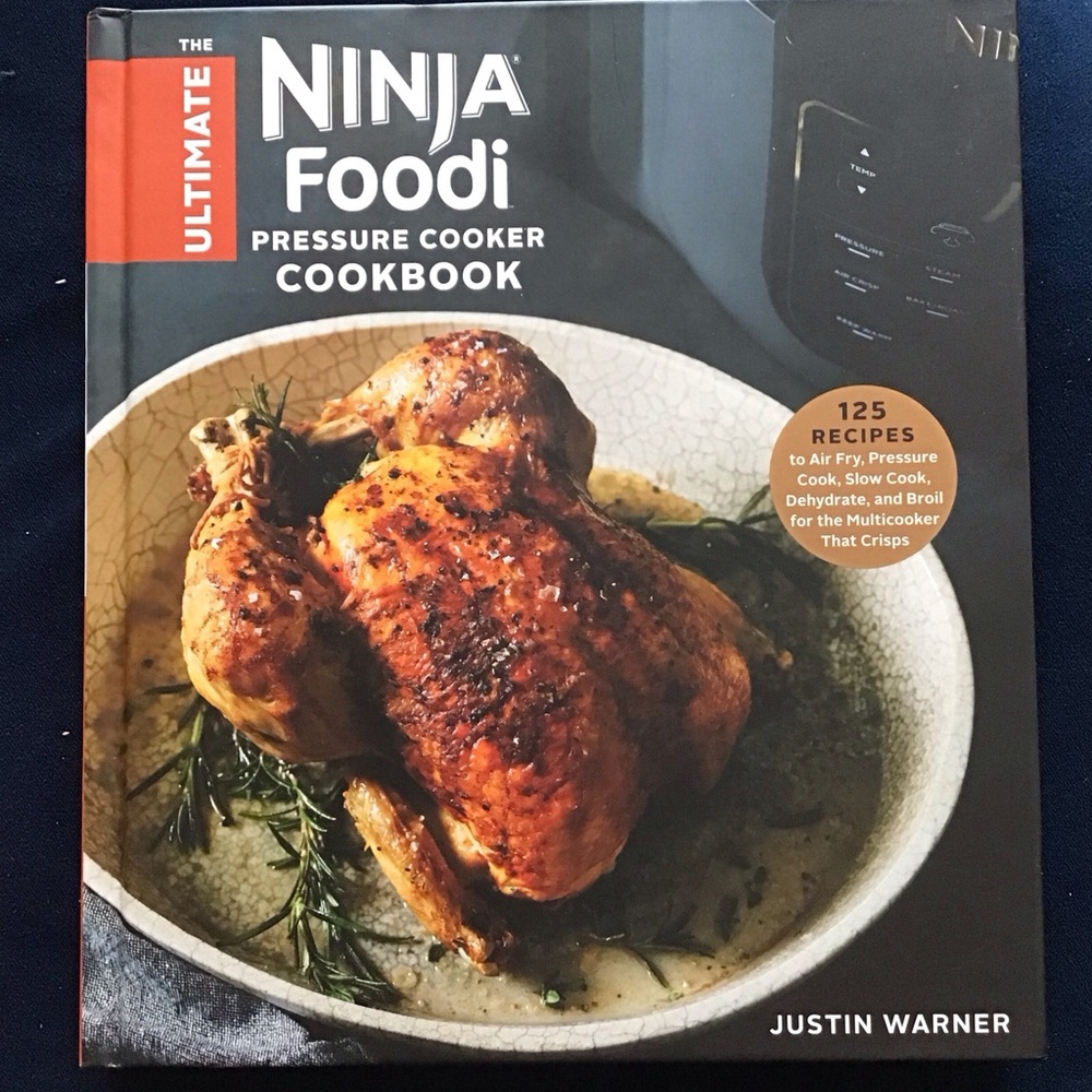 Ninja Foodi Cookbook with Red and Black Cover NEW